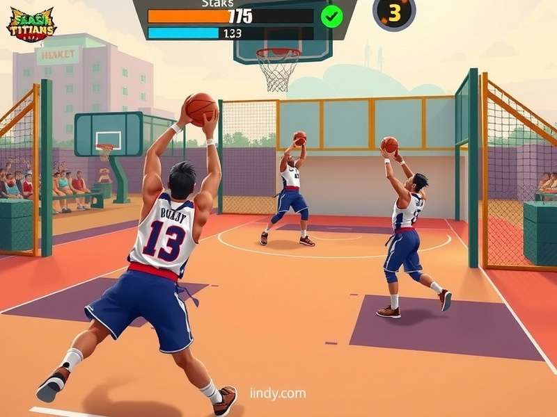 Basket Smash Titans gameplay screenshot