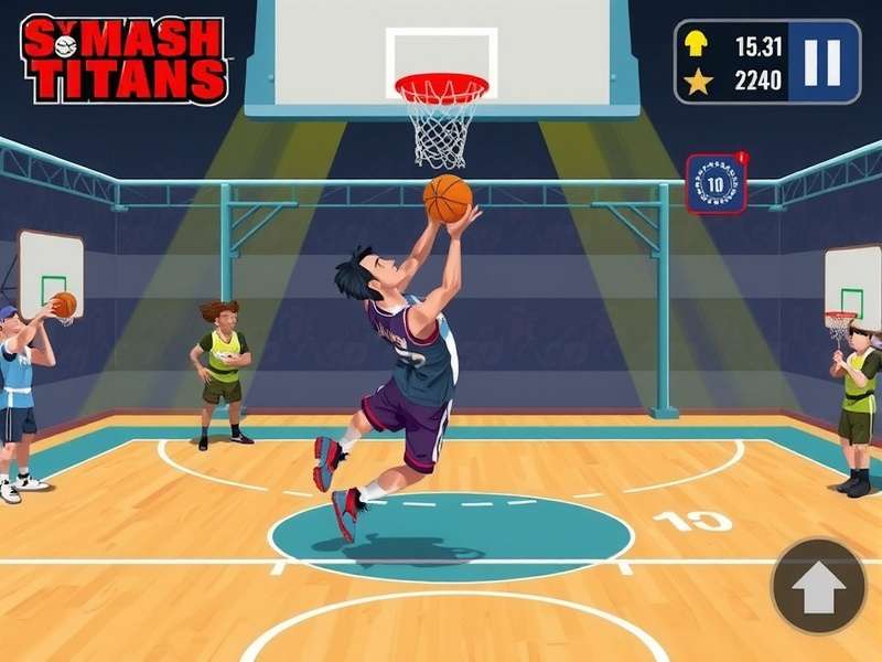 Basket Smash Titans strategy guide illustration