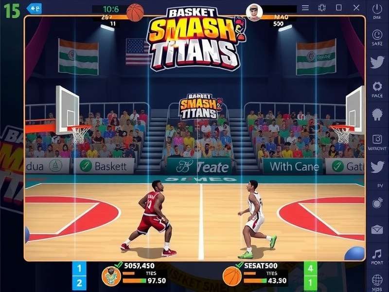 Basket Smash Titans Indian tournament event